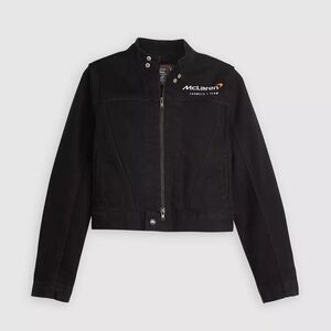 Levi's x McLaren F1 Trucker Jacket Black Denim Coat